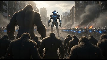 “ALIENS ATTACK LONDON!! King Kong’s Army Fights to Save the City 💥🦍👽”