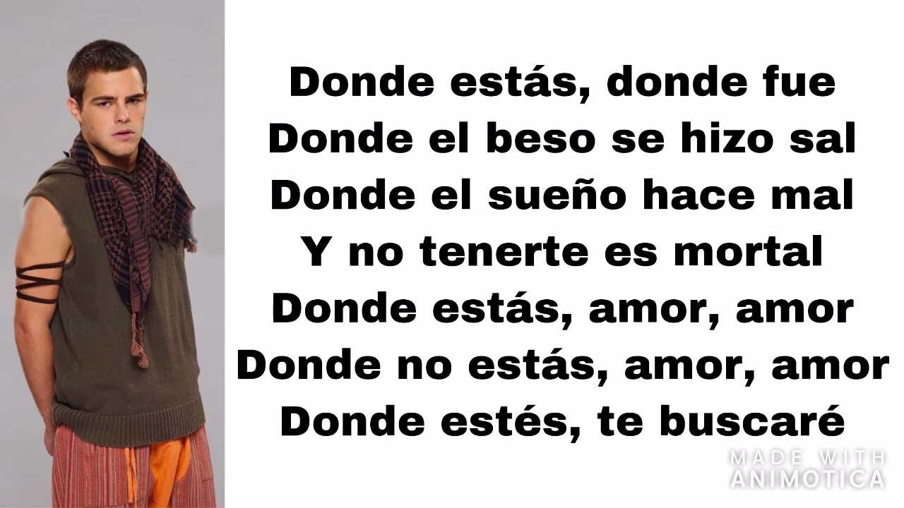 DONDE ESTÁS ♫ CASI ÁNGELES KARAOKE