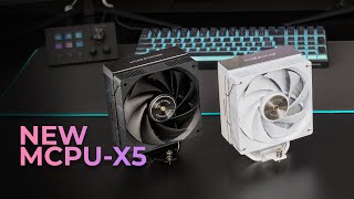 MCPU-X5: 280W TDP Heatsink with Next Generation Heatpipes | Mars Gaming