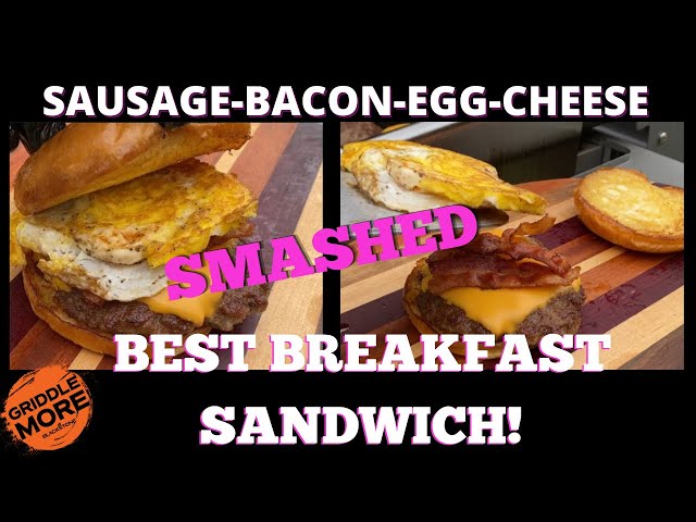 The Best Sausage Egg and Cheese Breakfast Sandwich