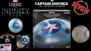 Accesorios Sombreros y gorras Cascos Cascos militares Escudo de madera 24" Marvel Legends Series Captain America Winter Soldier Stealth 