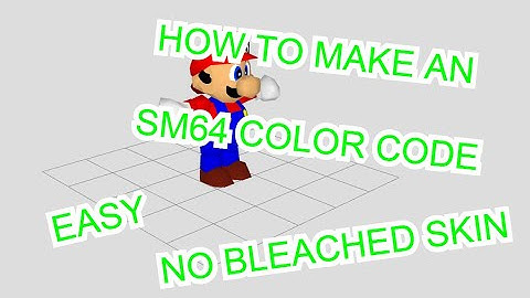 HOW TO MAKE A COLOR CODE FOR SM64 EASY