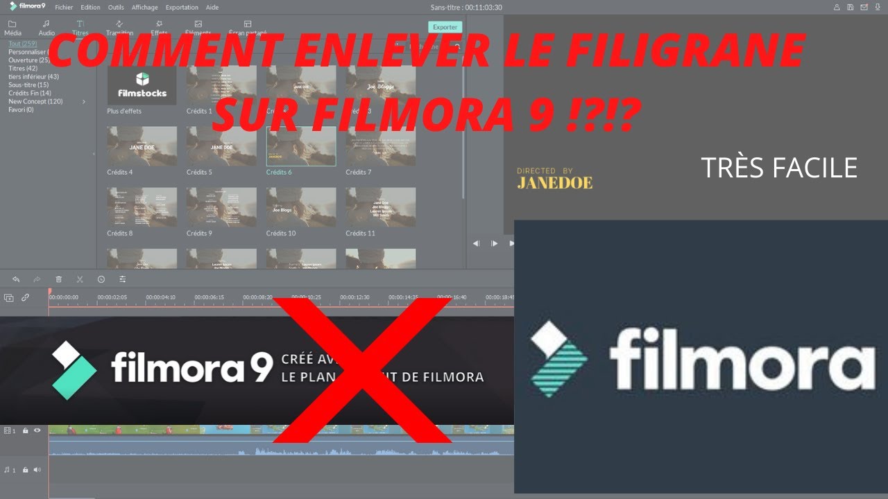 [TUTO] COMMENT AVOIR Filmora 9 GRATUITEMENT SANS LE FILIGRANE EN 2020