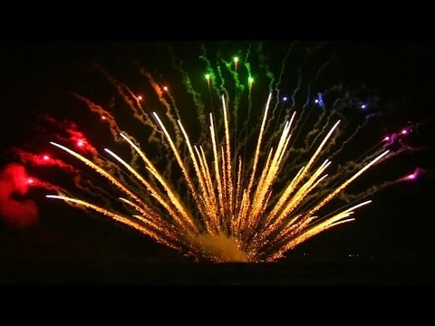 2012 安曇野花火の試し打ち ダイジェスト