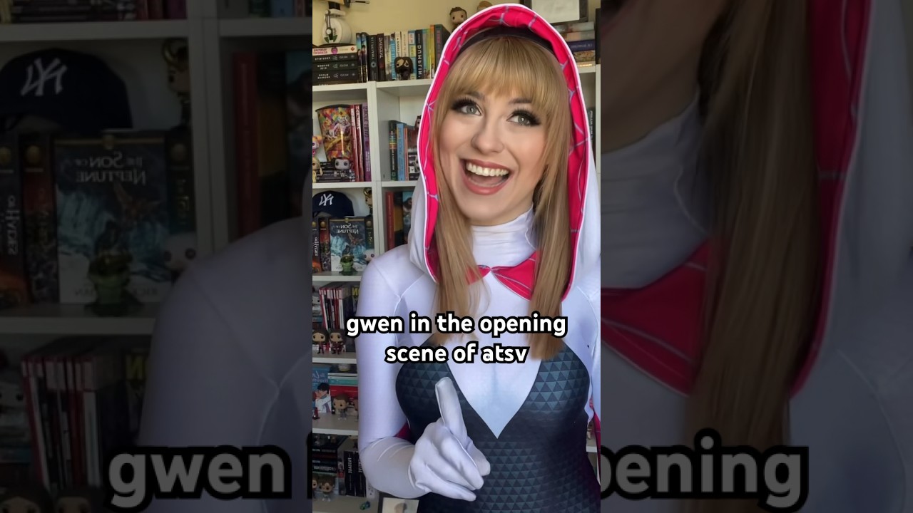 gwen in across the spider-verse:
