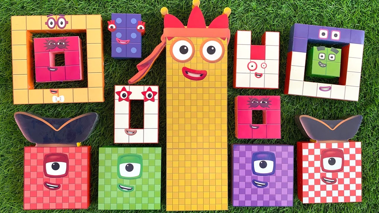 Numberblocks 383 Looking for Numberblocks NEW 383 Puzzle Tetris Space ASMR | Satisfying ...