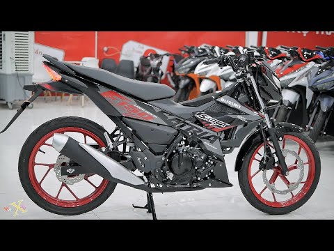 Suzuki Satria F150i 2021  Titan Black  Đen Đỏ  Walkaround  YouTube