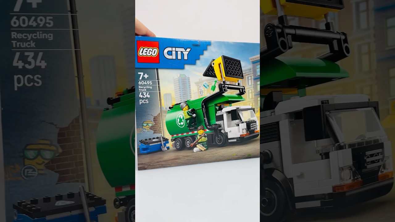 確認用 箱とゼンマイキー Lego City 60495 Recycling Truck - YouTube