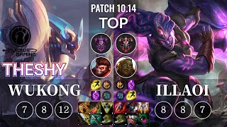 IG TheShy Wukong vs Illaoi Top - KR Patch 10.14