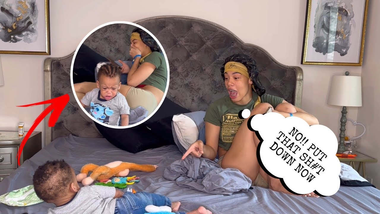 being MEAN to MY SON  to get his reaction😑🫣 || I made him cry😢 (NEVER AGAIN)