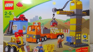 Lego duplo construction cars