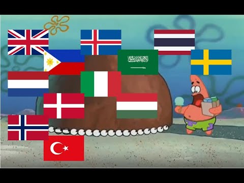 Patrick Was Shocked in 12 Languages