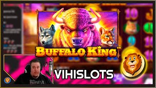 BUFFALO KING ★ WELL, THIS IS A NICE BONUS ★ VIHISLOTS TWITCH STREAM screenshot 3