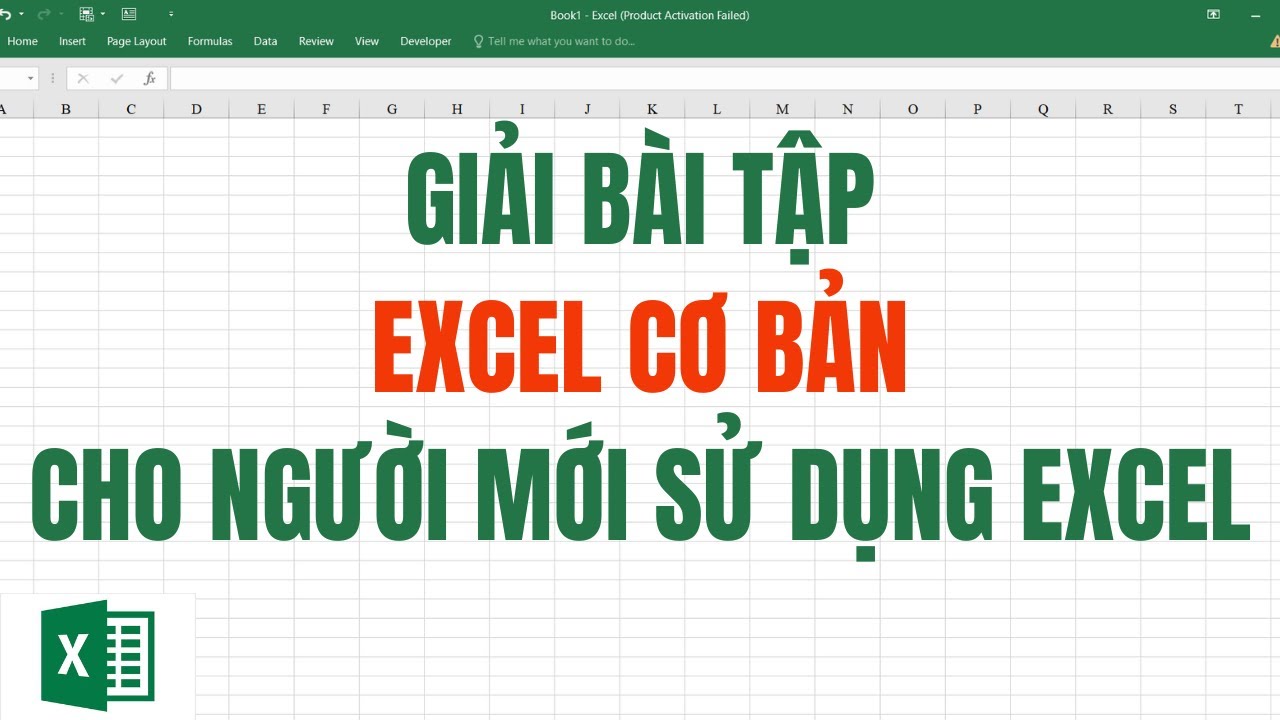 Giải bài tập Excel cơ bản | Excel Thầy Cảnh
