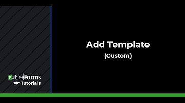 Adding Custom Templates