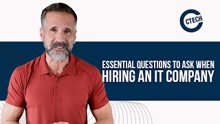 Calgary IT Services By CTECH Consulting Group | Critical Questions To Ask Calgary IT Companies