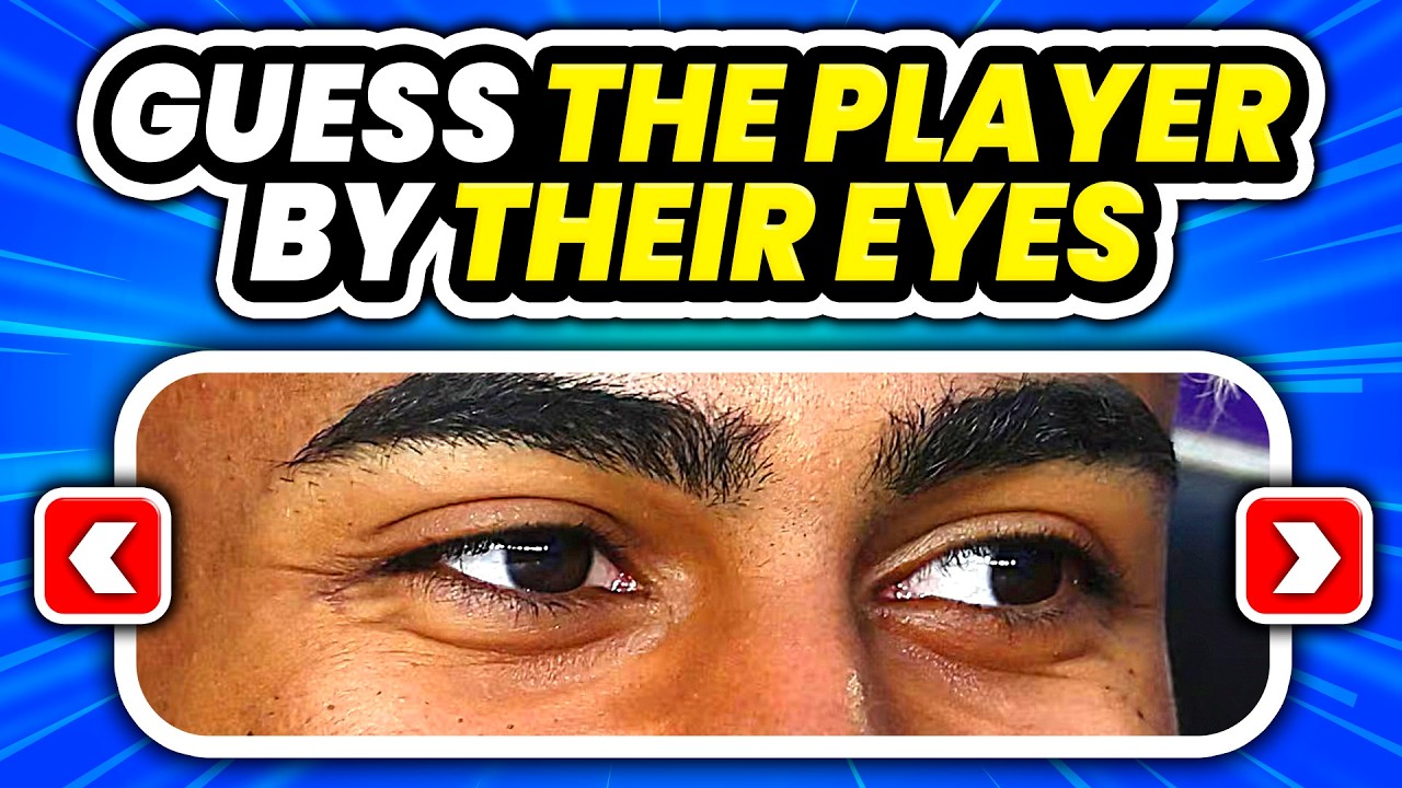 УГАДАЙ ФУТБОЛИСТА ПО ГЛАЗАМ | ФУТБОЛЬНАЯ ВИКТОРИНА 2025