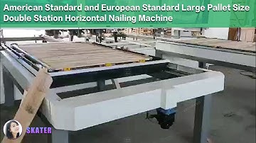 American Standard and European Standard Large Pallet Size Double Station Horizontal Nailing Machine