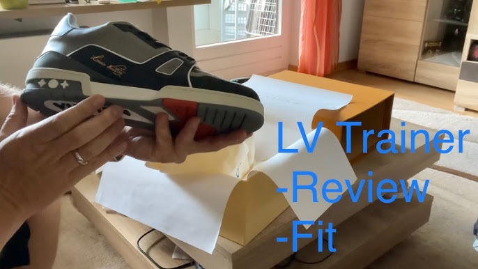 ICED OUT! LV TRAINER SNEAKER Crystal Camouflage (Review) + ON FOOT 
