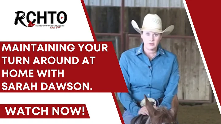 Maintaining Your Turn Around At Home With Sarah Da...
