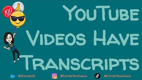 Use YouTube Transcripts to Quickly Find Information in the Video