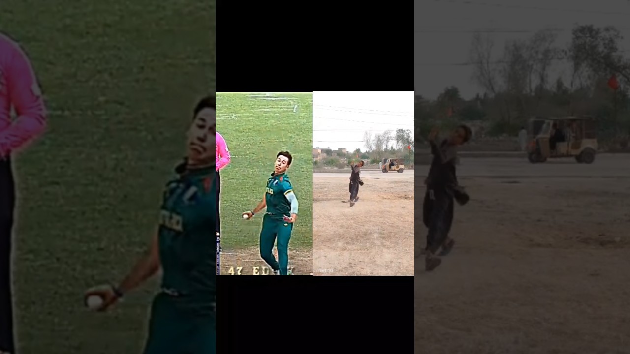 Tristan Luus bowling action copy Pakistan 🇵🇰🥎 