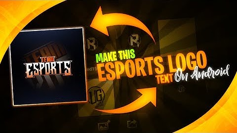 How to make a esports or mascot text logo on Android || Using Pixel Lab & ps cc ||UJJAL GRAPHICZ