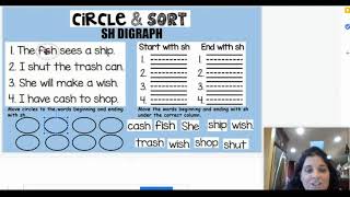 Sh Digraph Phonics Lesson
