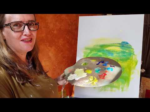Video: Negatiivse Maalimise Tehnikad, Linda Kemp, Negatiivne Maalimine Akvarelliga