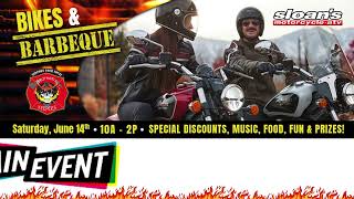 Annual Bikes & BBQ - Saturday, June 14th hosted at Sloan's in Murfreesboro, TN!
