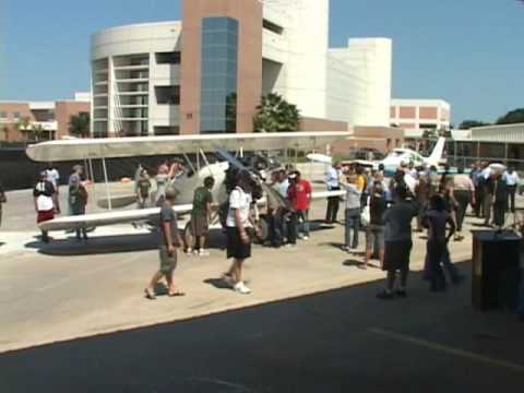 ERAU WACO Bi Plane Returns Home