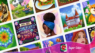 Super Color® - Paint by Number (by Alto Social) IOS Gameplay Video (HD)