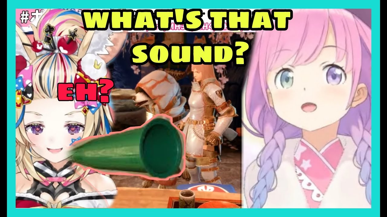 Himemori Luna Triggered By Polka Mysterious Sound While Sing Dango Song | MH RISE [Hololive/Eng Sub]