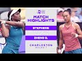 Sloane Stephens vs. Zheng Qinwen | 2022 Charleston Round 1 | WTA Match Highlights