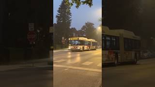CTA DE60LF on Kimball in Wildfire Smoke
A southbound bus operating CTA Route No. 82 departs from Kimball & Byron amidst thick wildfire smoke on the evening of July 16, 2026. CTA No. 4117 is a 2008 New Flyer Industries DE60LF. CTA DE60LF on Kimball in Wildfire Smoke