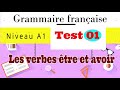 Grammaire franaise a1 test 1  20 points