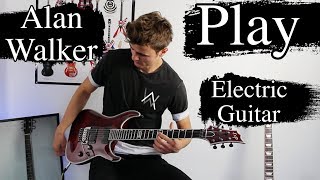 Alan Walker - Play - Electric Guitar Cover (JensJulius Tejlgaard Remix) chords