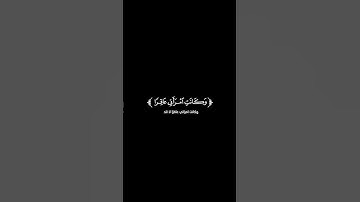كروما شاشة سوداء قرآن كريم 🌿تلاوة من سورة مريم🌿القارئ محمد نجيب🌿