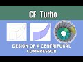 Design and analysis of centrifugal compressor using CFturbo