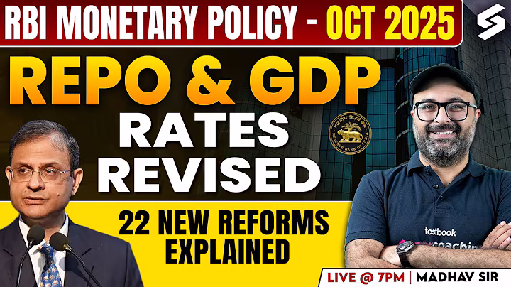 RBI Monetary Policy 2025 | RBI Repo & GDP Rates Revised | RBI Grade B Preparation 2025 | Madhav Sir
