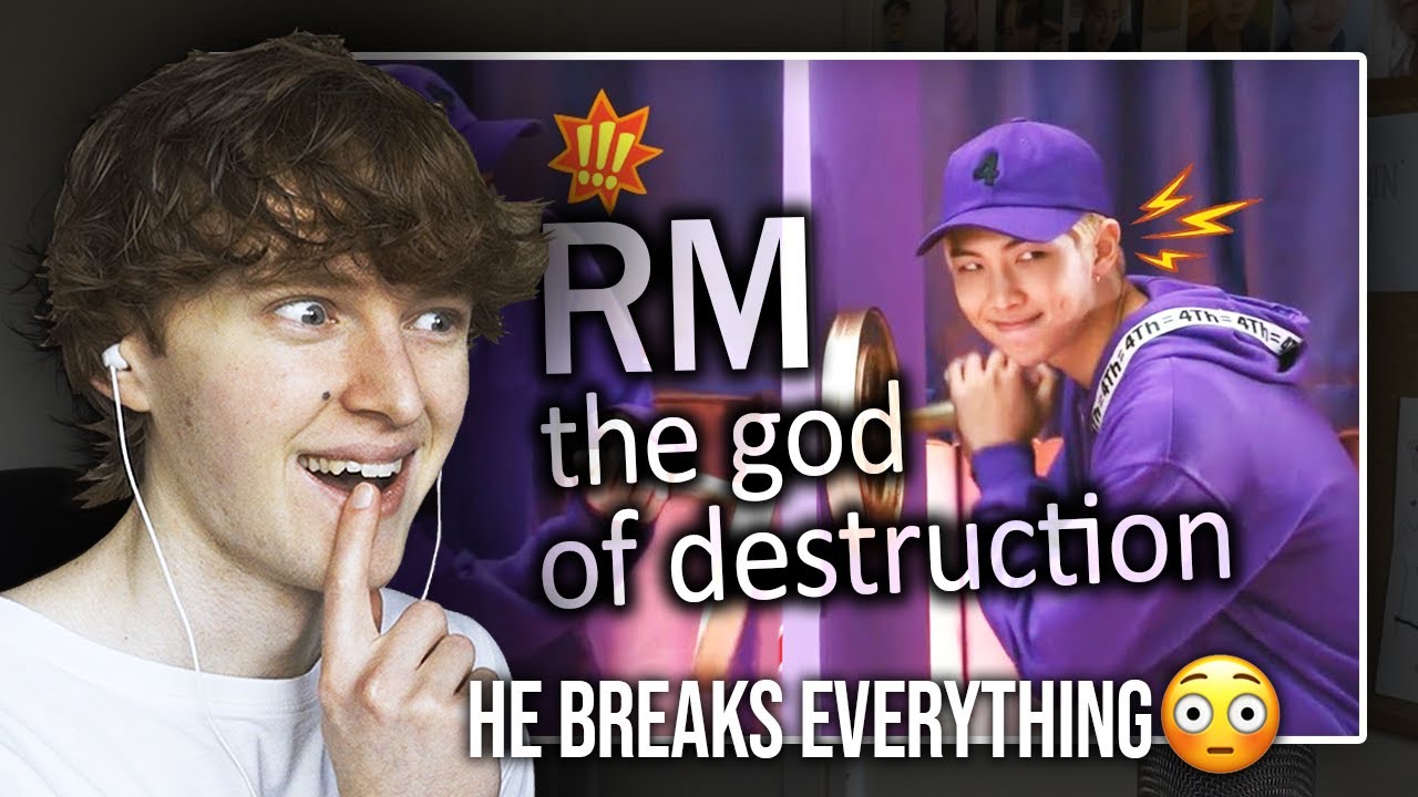 ОН ВСЁ ЛОМАЕТ! (Почему RM называют богом разрушения | Реакция/Обзор)