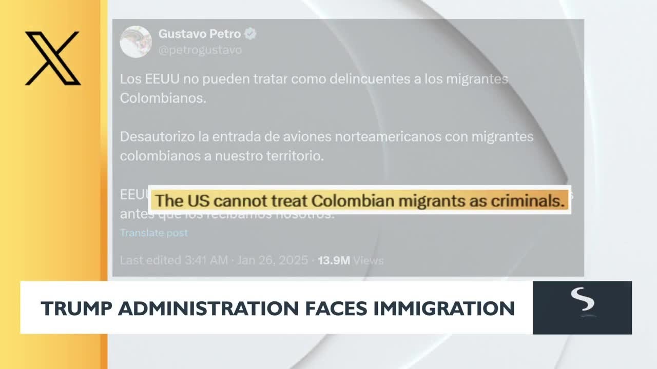 Trump admin claims victory in dispute with Colombia over migrant deportations