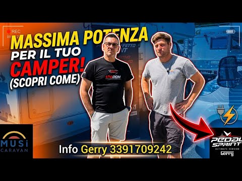 Nuovo installatore Pedal Sprint su CAMPER "MusiCaravan"
