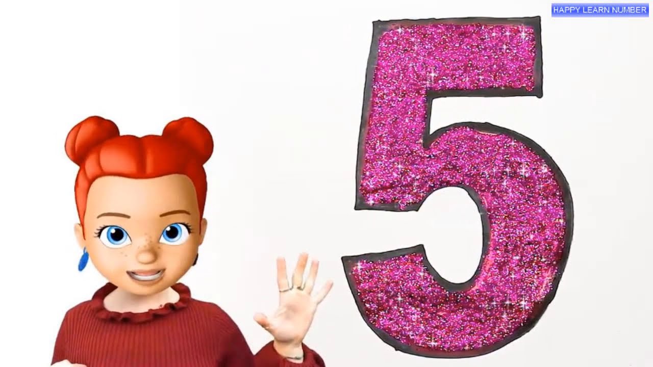 glitter number coloring pages learn numbers for kids youtube