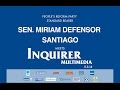 Miriam Defensor-Santiago meets Inquirer Multimedia