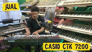 Jual | Keyboard Casio CTK 7200 | rekomend buat pemula
