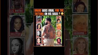 Drakes Back Tattoos Broke The Internet Icons Only