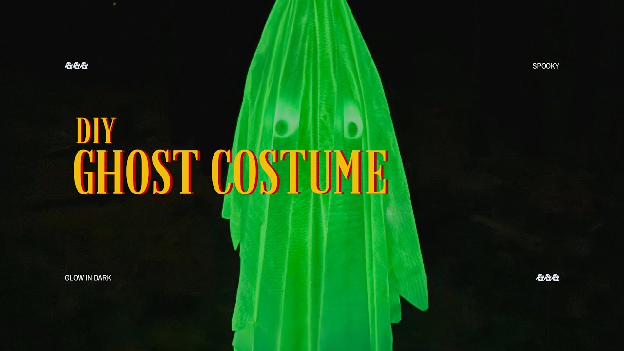 DIY Glow in the Dark Ghost Costume