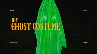DIY Glow in the Dark Ghost Costume