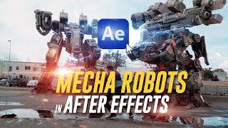 Robots Fight in Los Angeles! (After Effects SCI-FI Tutorial)